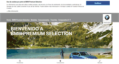 Desktop Screenshot of bmwpremiumselection.es